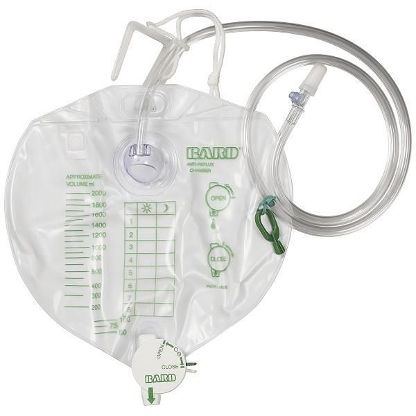 Bard Drain Bag Safety Flow 2L