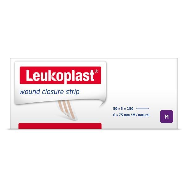 Leukoplast Wound Closure Strip Sterile 6mm x 75mm Natural