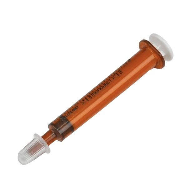 Monoject 3 mL Oral Syringe Amber