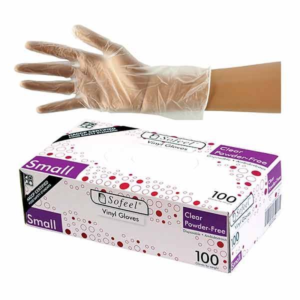 Livingstone Gloves Vinyl powder free Small Pk100