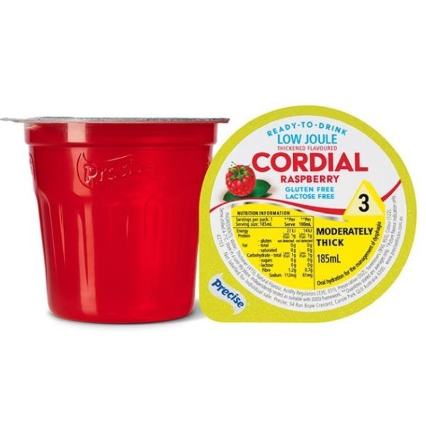 Precise Ready to drink Low Joule Raspberry Cordial Moderately/Level 3