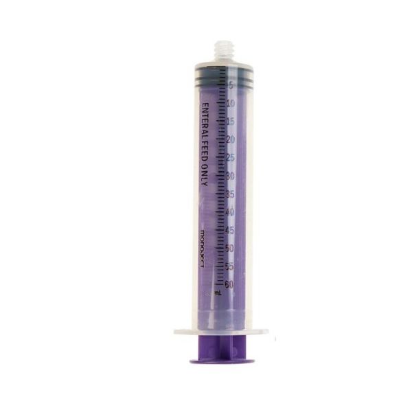 Monoject Enteral Feeding Syringe with ENFit Connector 60mL Bx30