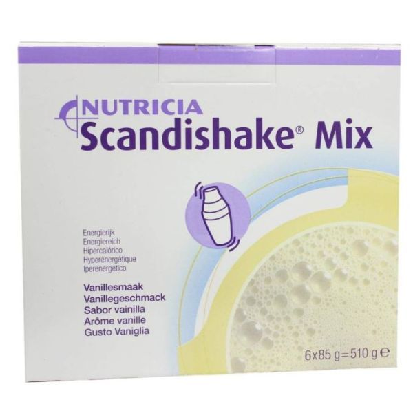 Scandishake Mix Vanilla 6x85g Sachets