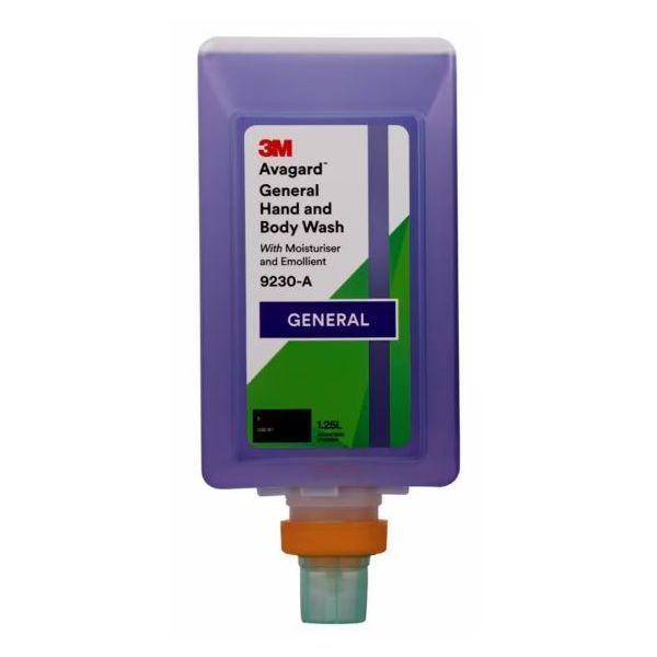 3M Avagard General Hand and Body Wash 1.25L