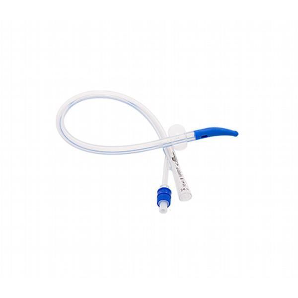 Mdevice Foley Catheter - Tiemann Tip Silicone 2-Way 24Fr 5-10mL 41cm Box 10