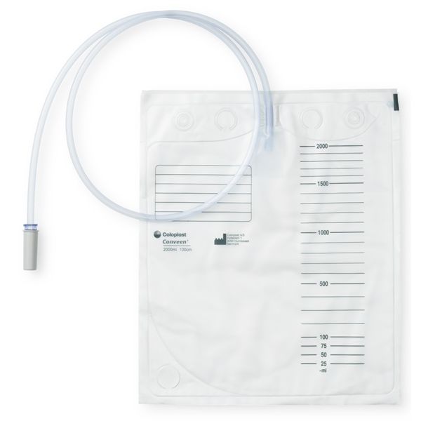Conveen Basic Non-Sterile Bedside Bag Non-Drainable 100cm 2000ml Box10