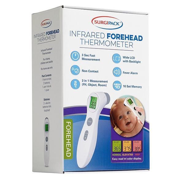 Surgipack Infrared Forehead Thermometer