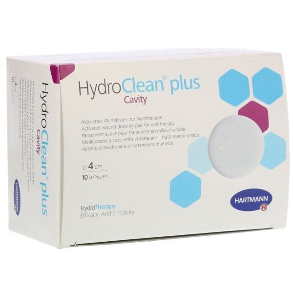 HydroClean Plus Cavity Dressing Round 4cm