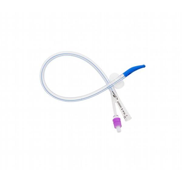 Mdevice Foley Catheter Tiemann Tip Silicone 2-Way 22Fr 5-10mL 41cm Box 10