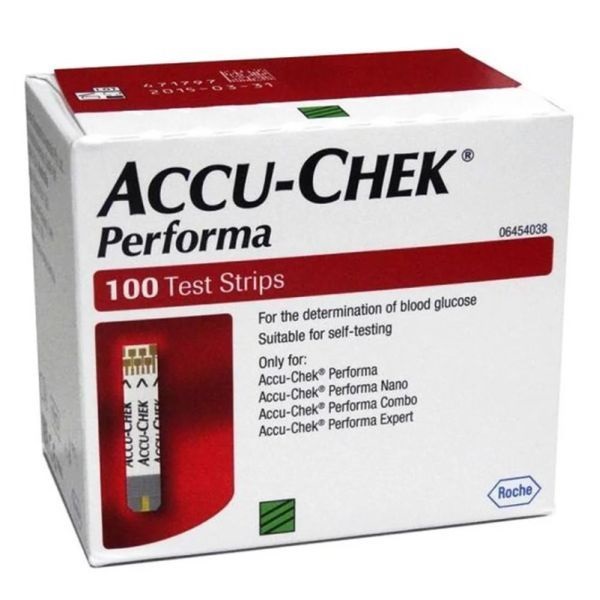 AccuChek Performa Test Strips Pk100