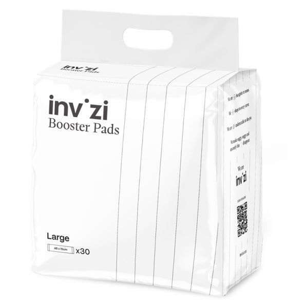 Invizi Extra Absorbency Large Booster Pad 1000ml Pk30