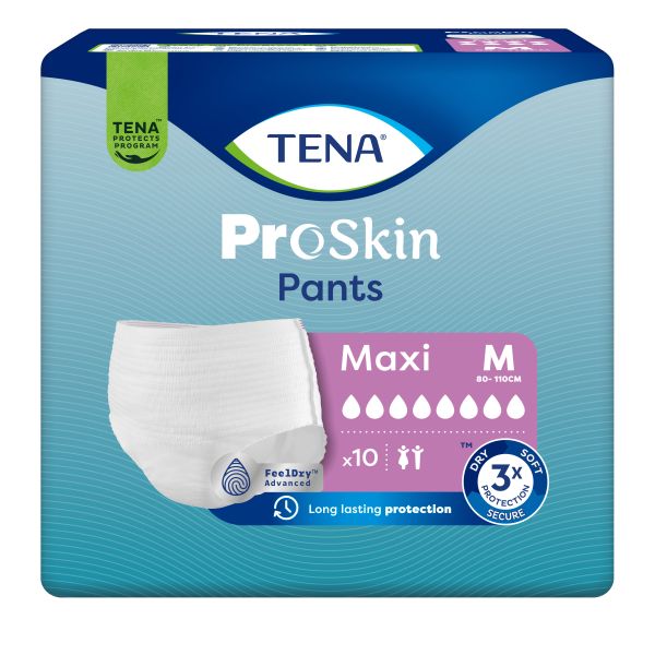 Tena Proskin Pants Maxi Medium 80-110cm 1750ml Pk10