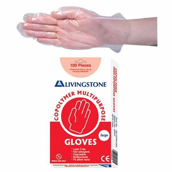 Livingstone Glove Paper Back Large Pk100