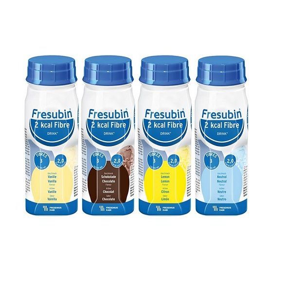 Fresubin 2kcal Fibre Drink Vanilla 200mL Easybottle Pack 4