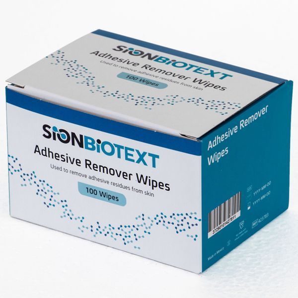 Sion Adhesive Remover Wipes Pack 100