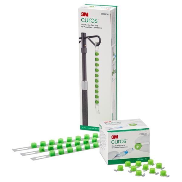 Curos Disinfecting Port Caps Box 25 Strips