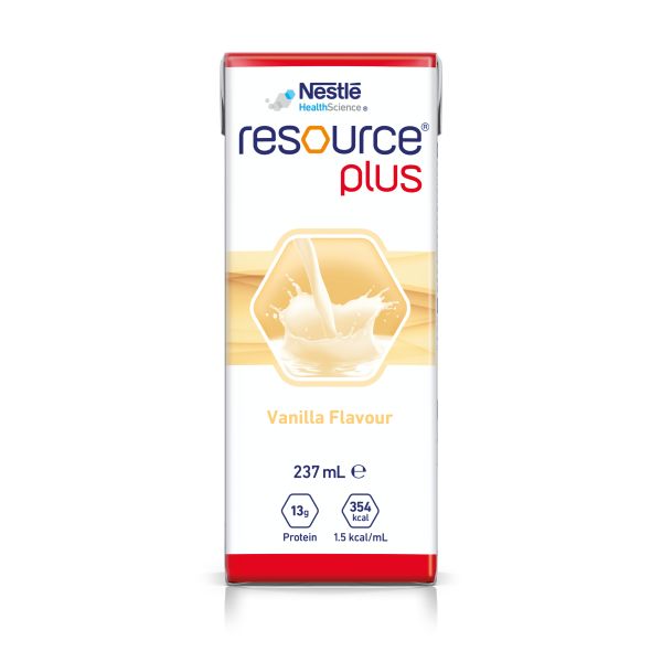 Resource Plus Vanilla 237ml Tetra