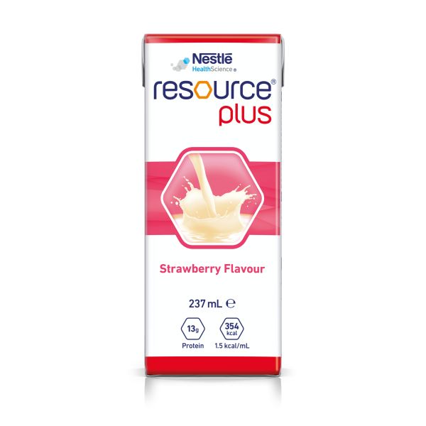 Resource Plus Strawberry 237ml Tetra