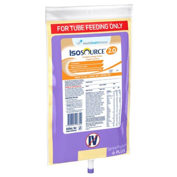 Isosource 2.0 1000ml Ready To Hang Soft Bag