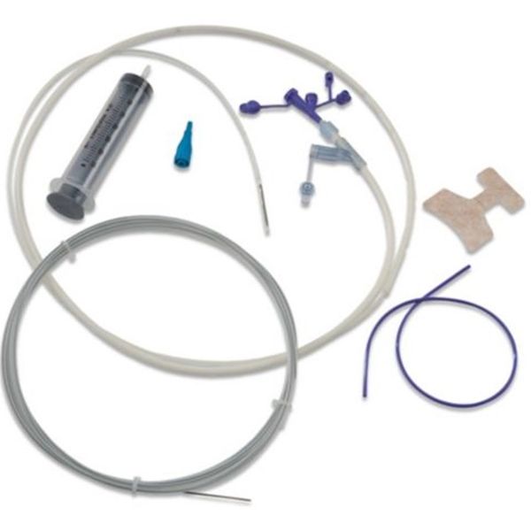Kangaroo Naso-Jejunal Feeding and Gastric Decompression Tube 16Ch 5.3 mm 9Ch 3.0 mm x 67" 170 cm Jejunal
