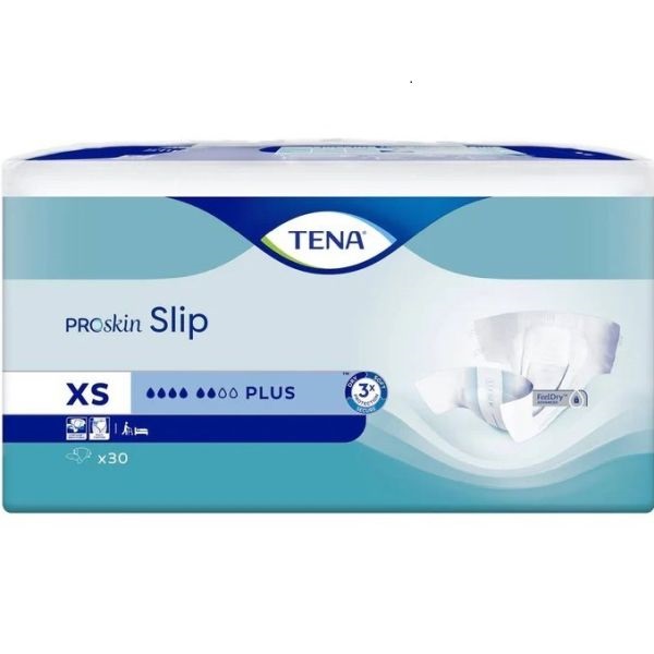 Tena Proskin Slip Plus Extra Small 1410ml Pack30