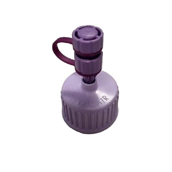 Nutricair Enteral Bottle Cap Drug Sampling Screw Cap ENFit