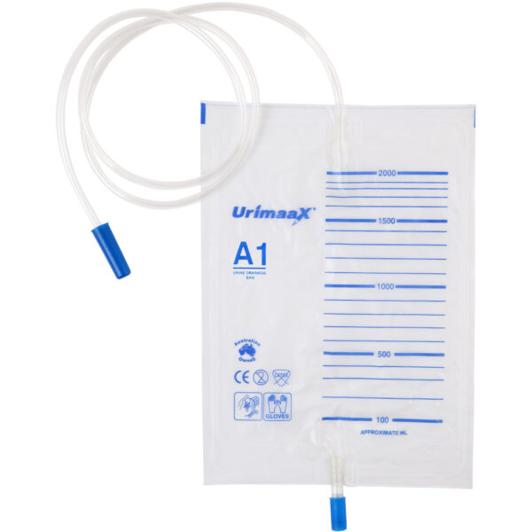 Aaxis A1 Drain Bag Non-Sterile 120cm Tube 2L