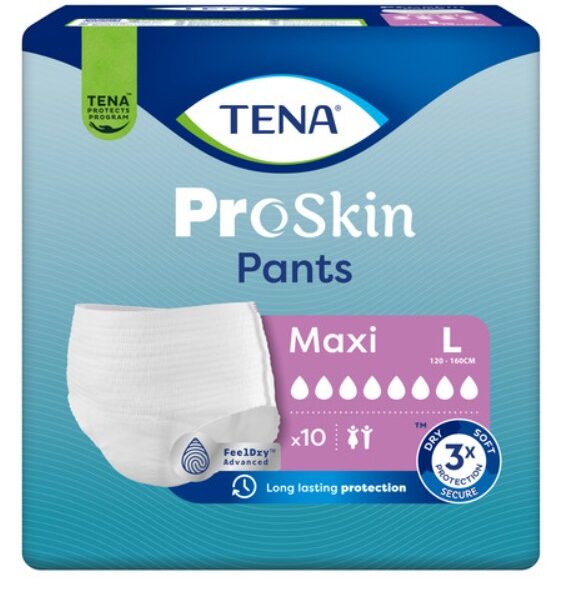 Tena Proskin II Pants Maxi Large 100-135cm 1750ml Pk10